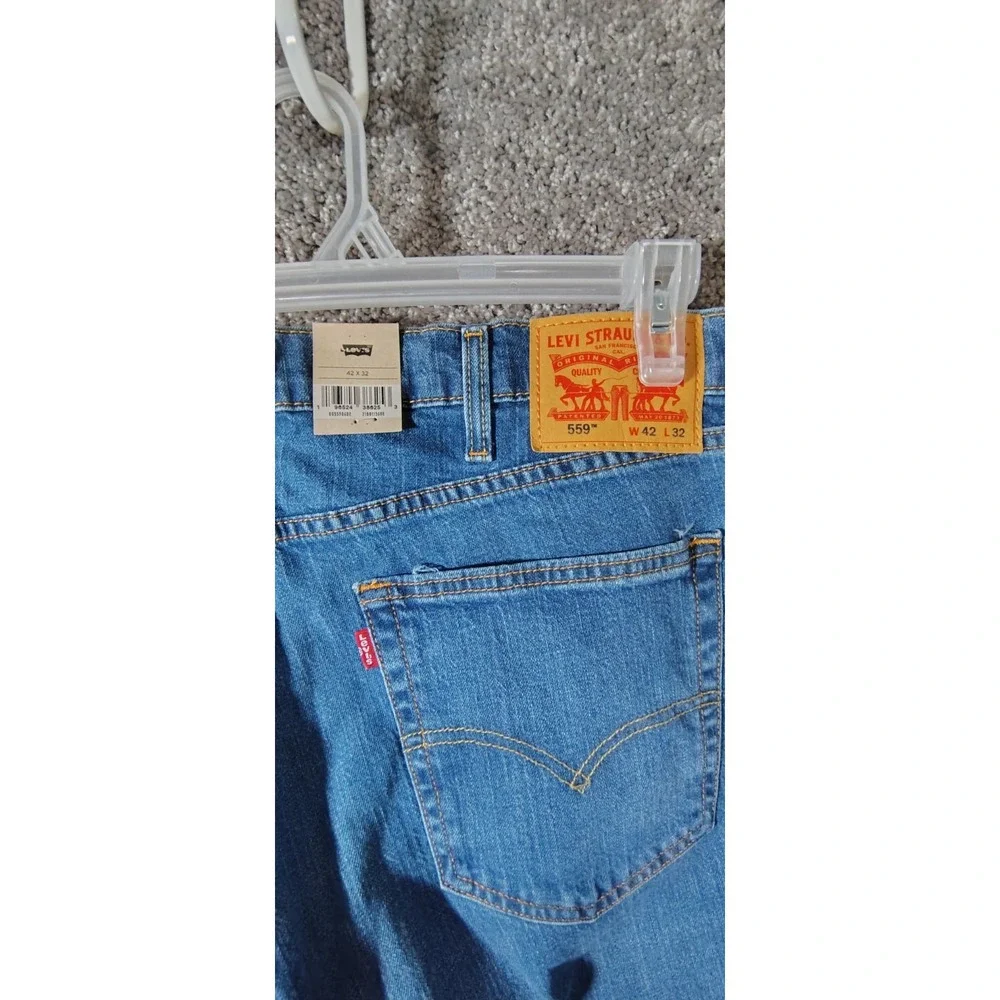 levis 559 relaxed straight jeans 42x 32